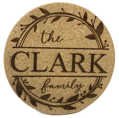 6-Piece Drinks Coaster Set - Cork & Slate, Square & Round:  Sip in Style